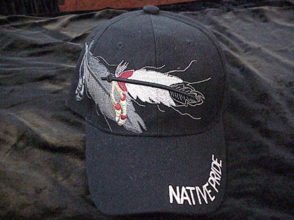 Native Pride Cap w/ Feathers