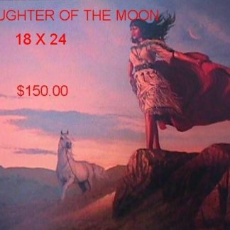 Print- Daughter of the Moon by [ Hermon Adams ]