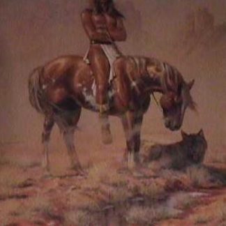 Print - Desert Wolf by [ Hermon Adams ]