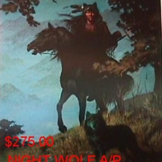Print - Night Wolf by   [Hermon Adams ] a/p