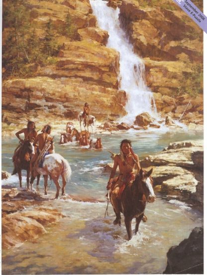 Vanishing Pony Tracks By Howard Terpning[ Giclee~ }