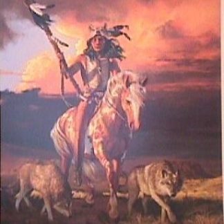 Print- Three Wolves by Hermon Adams