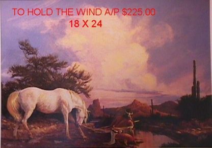 Print- To Hold the Wind by [ Hermon Adams ]