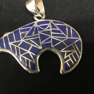 Pendant  Hopi Bear Inlay