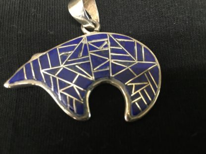 Pendant  Hopi Bear Inlay