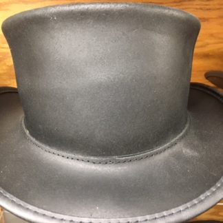 Tall  all leather Hat
