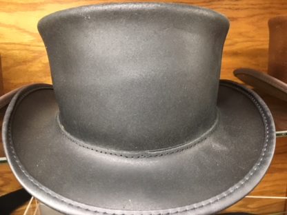 Tall  all leather Hat