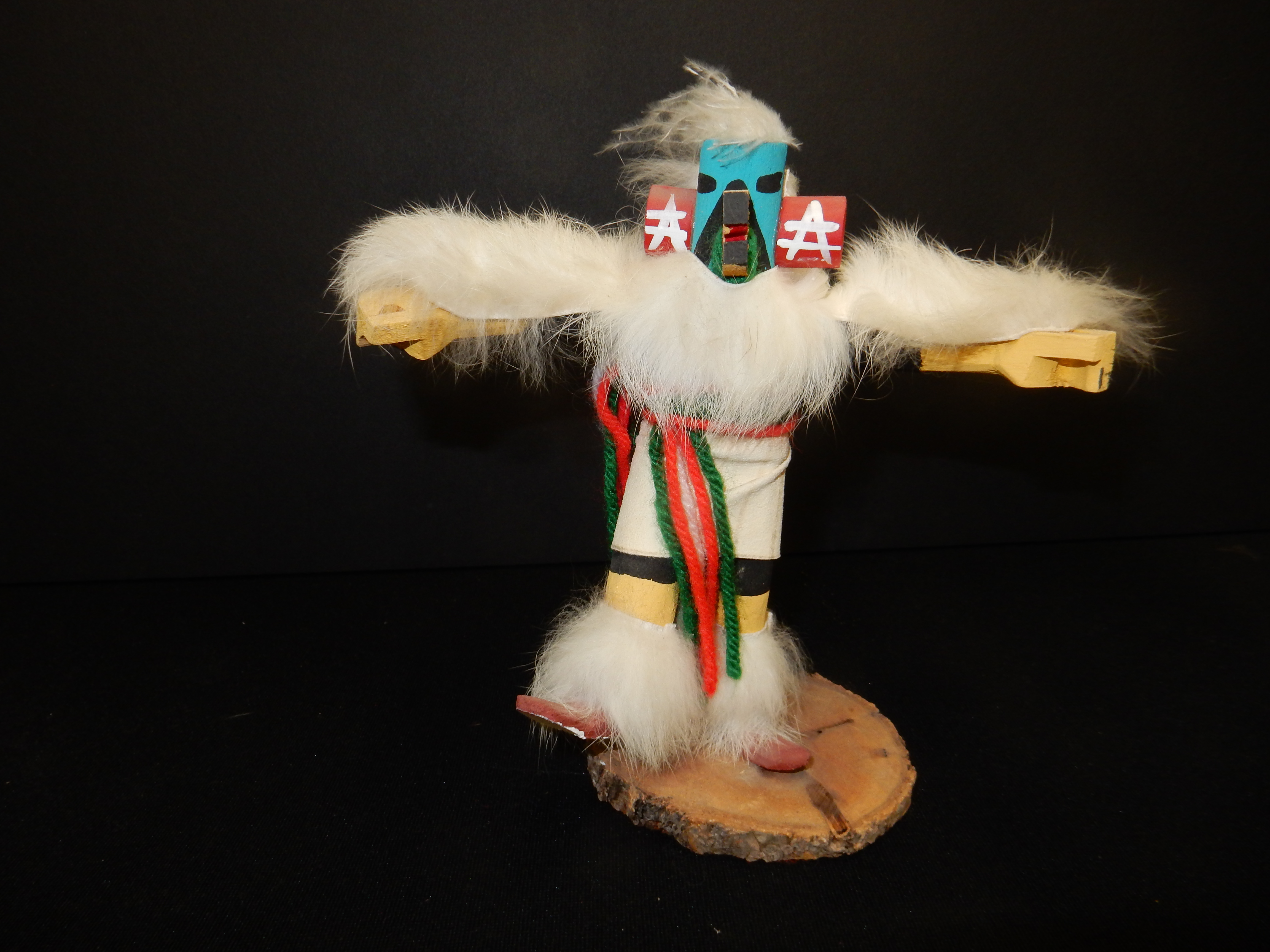 1x MEDIUM SIZE Navajo EAGLE Kachina Doll NEW : 10 inches Tall 14 Inches Wide 