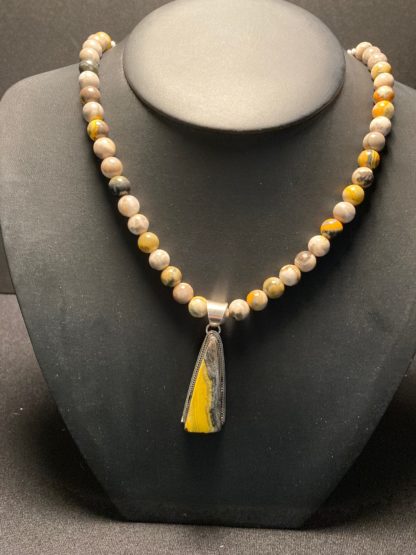 Bumble Bee Jasper Necklace